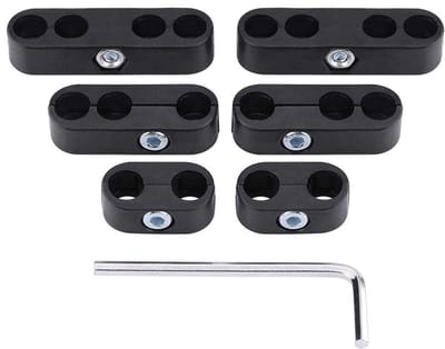 Bougiedraad Separator - Draadverdelers - Motor Organiseren - Beschermt tegen hitte - 7mm 8mm - Zwart
