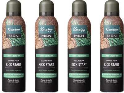 Kneipp Men Kick Start Douchefoam 4 x 200 ml