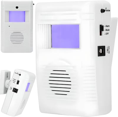 Dailygoody - Draadloze Bewegingsdetector met Alarm voor Binnen en