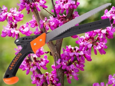 Takkenzaag - met Tanden-Beschermhoes - 49 cm - Zwart/Oranje - Antislip Handgreep - Tuin Handzaag - Snoeizaag - Boomzaag - Houtzaag - Handzaag - Tuinieren