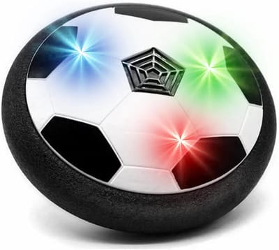 Hover Bal Zwevende Voetbal Met LED Verlichting en Muziek - Oplaadbaar Zachte Rand Indoor Speelgoed Voor Kinderen