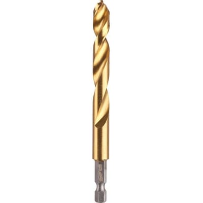 Milwaukee metaalboor HSS-G Tin Red Hex shockwave 10,2mm *
