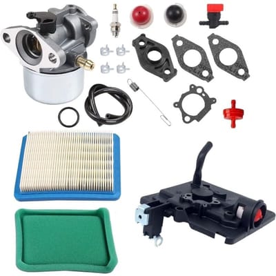 Geschikt voor Carburateur voor Briggs & Stratton 694202 693909 692648 499617 498170 497586 498254 497314 497347 497410 799872 790821 498255 498966 698444 14111 Carburateur en 795259 Luchtprimerbasis