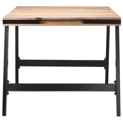 vidaXL - Eettafel - 180x90x76 - cm - massief - mangohout