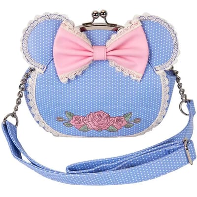 Schoudertas voor vrouwen Loungefly Disney Minnie Floral And Lace Kisslock
