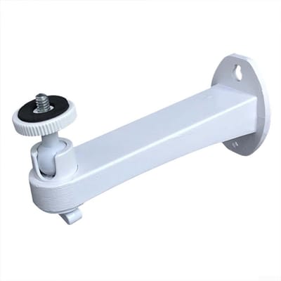Camera Beugel - Wandmontage Beugel - Beveiligingscamera's Monteren - 360 Graden Rotatie - 71 x 49 x 155 mm - Wit