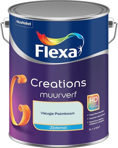 Flexa - Creations Muurverf Zijdemat - Vleugje Palmboom - Mengverf - 5 L