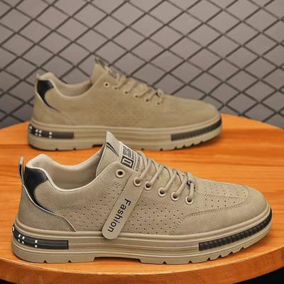 Zomer Ademende Herenschoenen Buiten Antislip Veterschoenen Herenmode Veelzijdige Mesh Tennisschoenen Tenis Masculino 39 orange