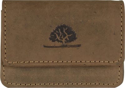 Greenburry Vintage Portemonnee Leer 8 cm - Unisex - Horizontaal - brown