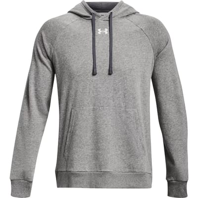 Under Armour UA Rival Fleece Hoodie Heren Sporttrui - Grijs - Maat S