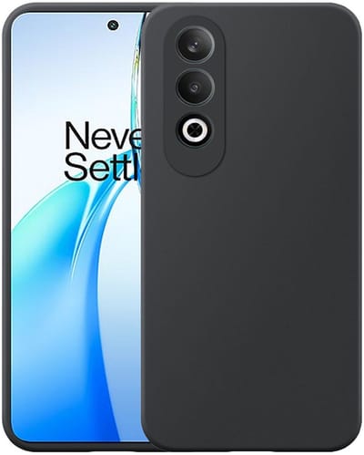Geschikt voor OnePlus Nord CE 4 Telefoonhoesje Flexibel Siliconen TPU hoesje - Flexible Back Cover Case Siliconen TPU - Zwart - Smartphonica geschikt voor OnePlus Nord CE 4