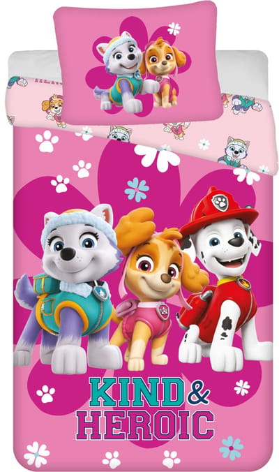 PAW Patrol Dekbedovertrek Heroic - 140 x 200 cm / 60 x 80 cm - Katoen