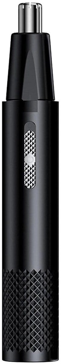 Neus-/oorhaartrimmer, USB oplaadbaar, 6000 toeren per minuut, precisie-trimmer voor zowel mannen als vrouwen, compact formaat 15 x 1 cm - zwart.