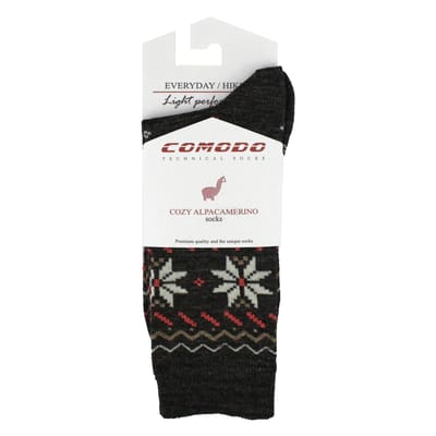 Heren Dames Alpaca Merino Wol Wandelsokken | Ademend Trekking Sokken
