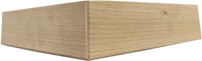 FLE - Meubelpoot hoek 18 bij 18 cm en hoogte 4,5 cm van massief hout