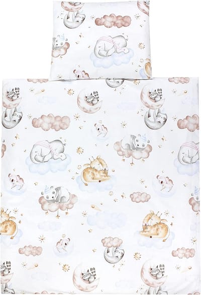 Babyslaapzak Set 4-delig voor Kinderwagen en Wieg - Katoen - 80x80 cm