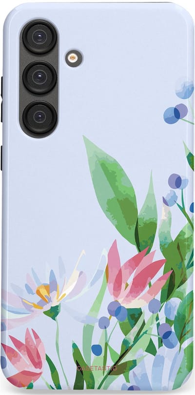 Casetastic hoesje geschikt voor Samsung Galaxy S25 Plus - Dubbellaagse bescherming - Dromen in pastel - Fashion Case - Lichtgrijs Mintgroen