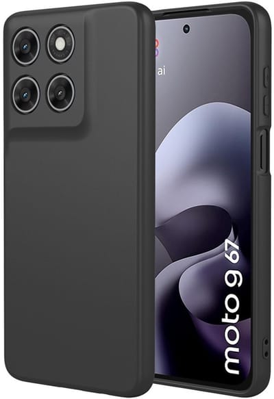 Coverup Hoesje - Geschikt voor Motorola Moto G67 / G77 / G87 Hoesje - Coverup Colour TPU Back Cover - Zwart