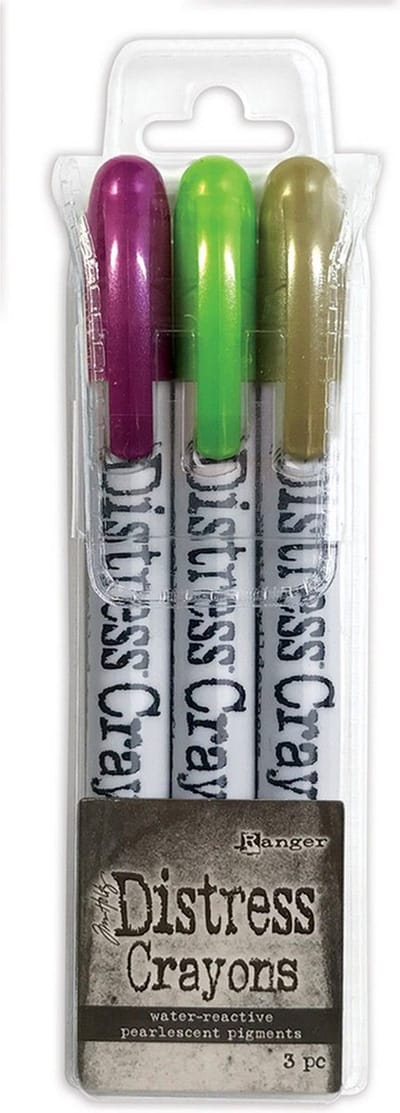 Distress Halloween pearl crayon set 4