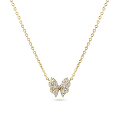 SIF JAKOBS ESSENZA FARFALLA NECKLACE SJ-N2700-CZ-YG