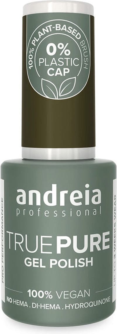 Andreia Professional - Gellak - True Pure - OlijfGroen T44 - HEMA vrij - Vegan - 10,5ml