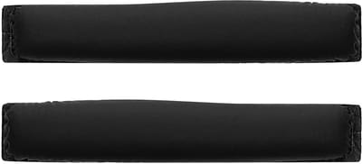 kwmobile 2x Headband Cushion Compatible with Sennheiser PX200 / PX100 - PU Leather Pad for Headphones - Black