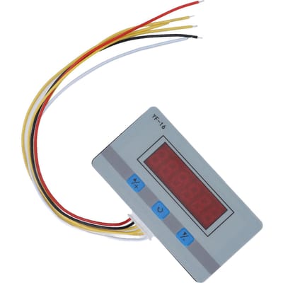 Compteur Numérique 1‑999999 Détection Automatique Compteur 5‑24V YF‑16 pour Contrôle Industriel