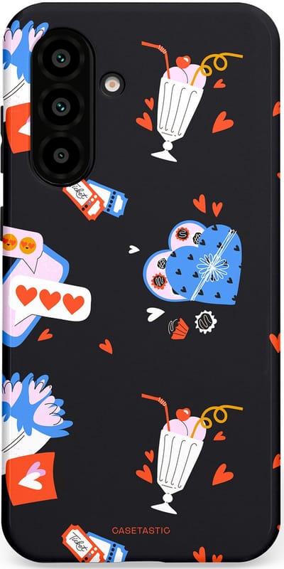 Casetastic Hoesje Geschikt voor Samsung A56 / A36 - Stijlvolle Beschermende Duo-layer Case - Liefdes Kaarten
