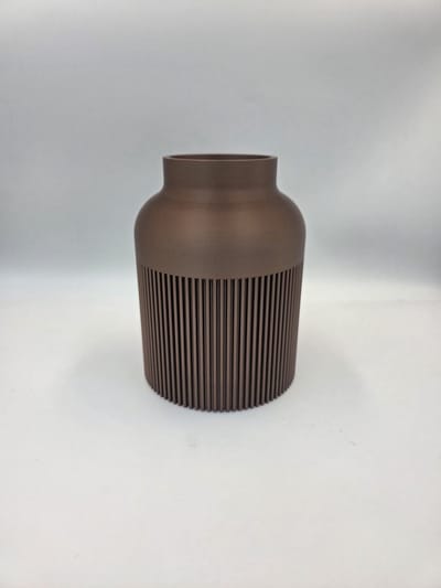 Vaas - 3D - 16cm - Metallic koperbruin 13800