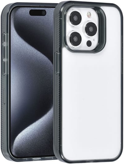 UNIQ Accessory Back Cover - Apple iPhone 15 Pro - Zwart - Valbescherming - Draadloos laden compatible