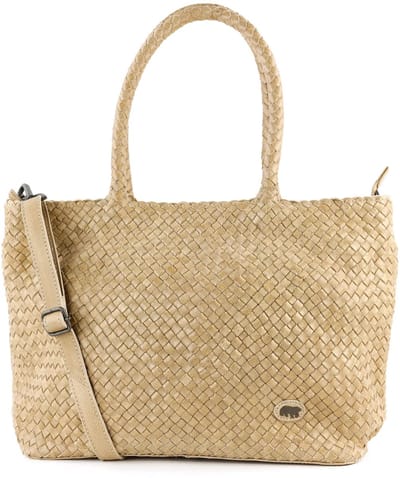 Bear Design Suus Gevlochten Shopper - Baltic Beige