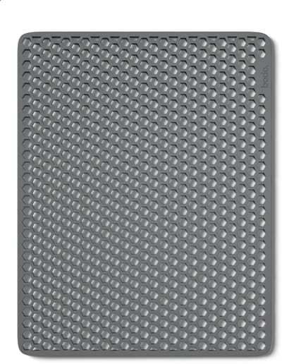 Bodo® Gootsteenmat - Rechthoekig - Grijs - 36 x 46 cm - Voor 40 x 50 cm Wasbak