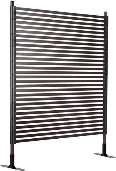 Privacy Scherm - Decoratief Paneel - Tuin Aankleden - Planten Klimrek - 90x180 cm - Zwart