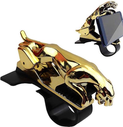 Universele mobiele telefoon houder - LB-529 goud - Auto - GSM - Dashboard - Autohouder