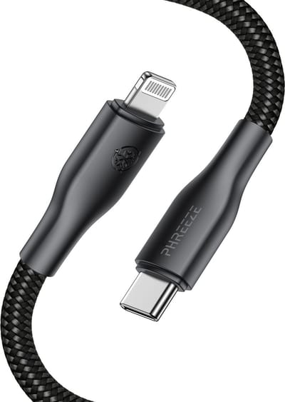 Laadsnoer geschikt voor iPhone - Oplader met geschikt voor Lightning naar usb C kabel - Snellader - 1 meter