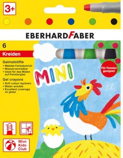 Eberhard Faber gelkleurpotloden - 6 stuks - in kartonnen etui - assorti - EF-529006