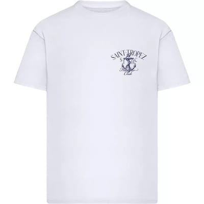 Mister Tee - Hotel Saint Tropez Oversize Heren Tshirt - L - Wit