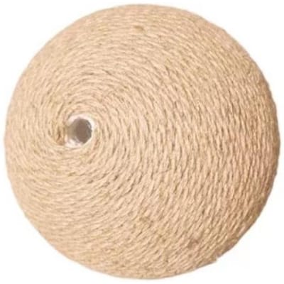Kattenkrabbal zwaard hennepbal hennep touwbal valt geen kruimels om de kat te plagen speelbal kat zelf-hi artefact tanden slijpen bestand 8cm beige