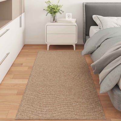 vidaXL - Binnen- - en - buitenkleed - AGIRA - Naturel - 150 - x - 80 - cm - Polyester