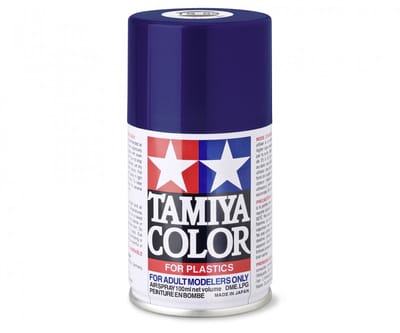 Tamiya Hobbyverf Acrylverf - TS-53 Deep Blue - Metallic - Gloss - Acryl Spray - Verf spuitbus - 100 ml