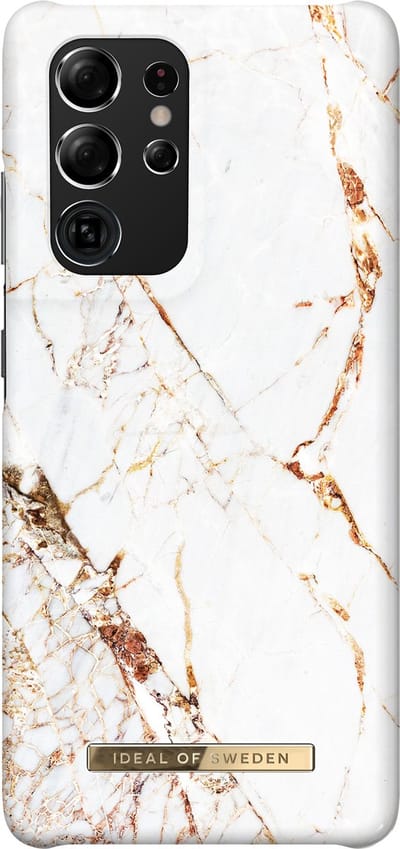 iDeal of Sweden Hoesje Geschikt voor Samsung Galaxy S21 Ultra - iDeal of Sweden Fashion Backcover - wit