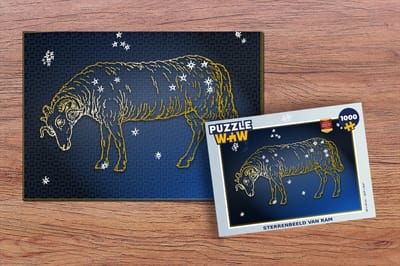 Puzzel Sterrenbeeld - Ram - Sterren - Legpuzzel - Puzzel 1000 stukjes volwassenen