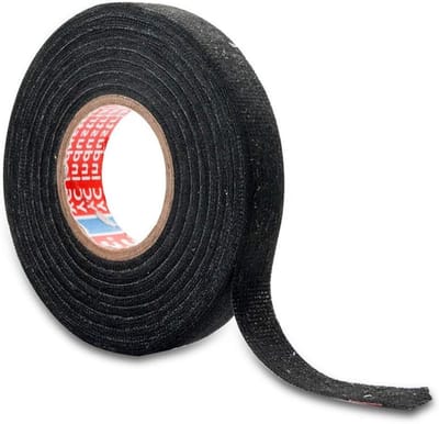 Duurzame 9mm x 25m stof tape voor het bevestigen van kabels en draden in voertuigen en motoren