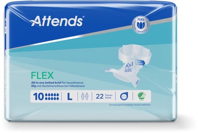 Attends Flex 10 maat L 85-125cm 22 Stuks