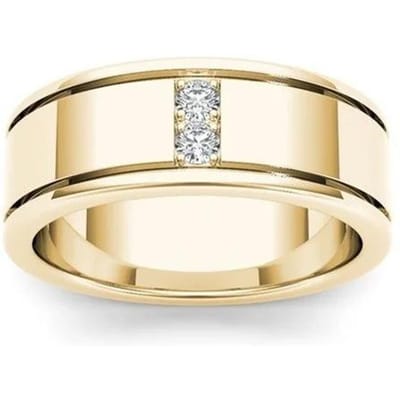 Echte 14k Geelgouden Fl Diamanten Ring Voor Mannen Vrouwen Fijne Anillos De Bizuteria 14k Gouden Trouwsieraden Ring Voor Mannen Edelsteendoos 7 goud