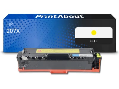 PrintAbout huismerk Toner 207X (W2212X) Geel Hoge capaciteit Geschikt voor HP