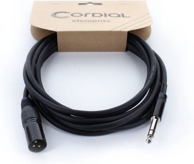 Cordial EM 1 MV Microkabel 1 m - Microfoonkabel