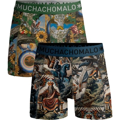 Muchachomalo Boxershort Heren – 2 Pack – 95% Katoen – Heren Ondergoed – Kleding – Stevig Ondergoed – Onderbroeken Heren