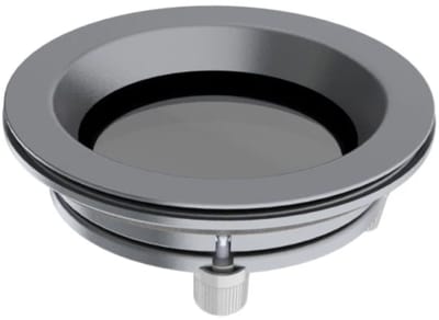 VETUS PW211P Zwaar Uitgevoerd Rond Patrijspoort met Zwart Gepoedercoat Aluminium Frame en Rookgetint Acrylglas | PW211P