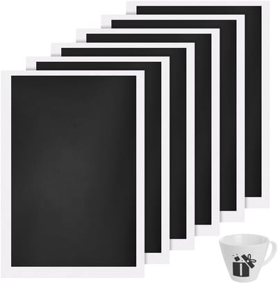 6 Stukken Gravurepapier voor Keramiek, Glas en Metaal - Zwart, 39.5 x 27 cm, Perfect voor Creatieve Klussen en Ambachten